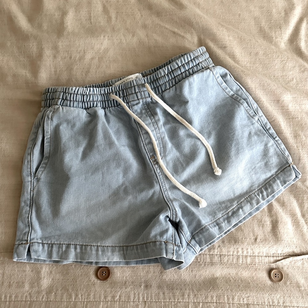 Altar’d State Drawstring Denim Shorts